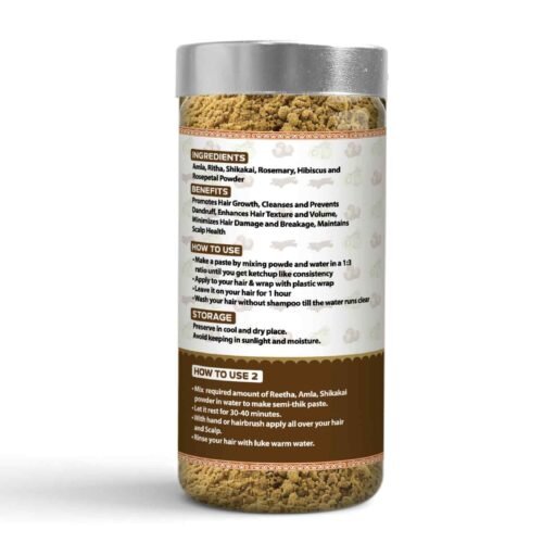 Organic Amla, Ritha and Sikakai Powder - Image 8