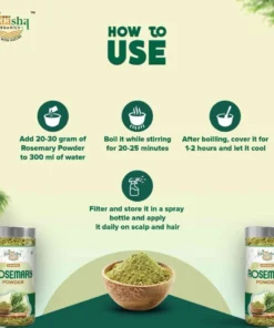 Buy Organic Rosemary Hair Powder