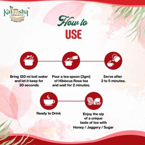 Organic Hibiscus Ginger Tea - Image 3