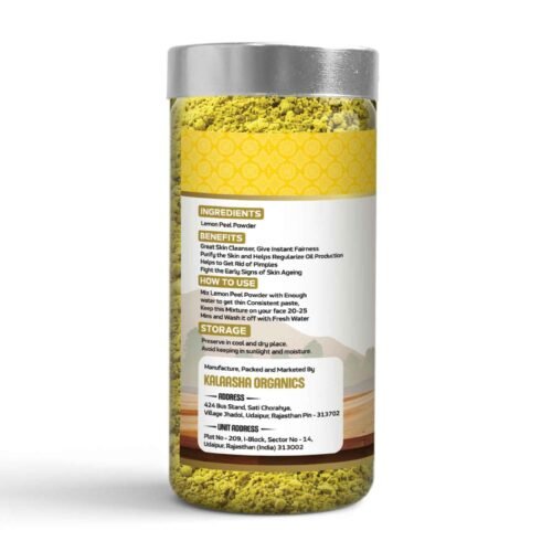 Organic Lemon Peel Powder - Image 4