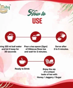 Organic Hibiscus Ginger Tea - Image 3
