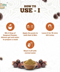 organic reetha powder for hair